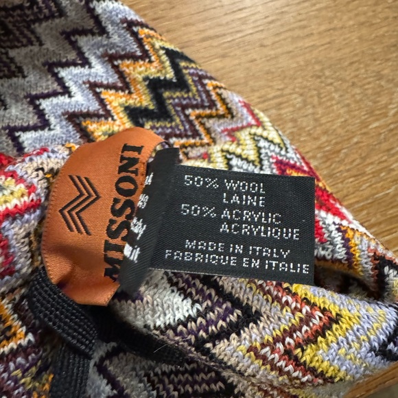 Missoni Zigzag Knit Beanie BNWT - Picture 5 of 5